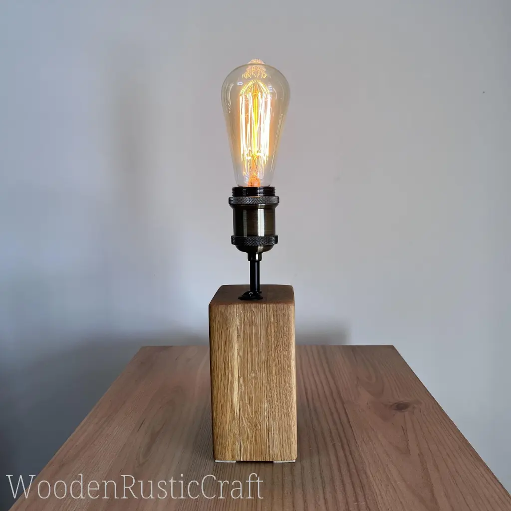 Reclaimed Style Solid Oak Table Lamp-12.webp