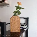 Hand Carved English Oak Bud Vase, 15.webp