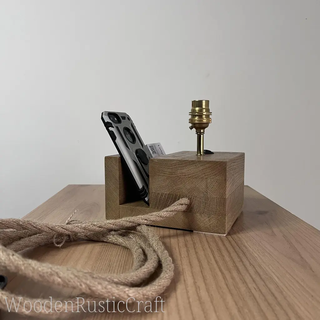 Solid Oak Desk Lamp, Handmade-13.webp