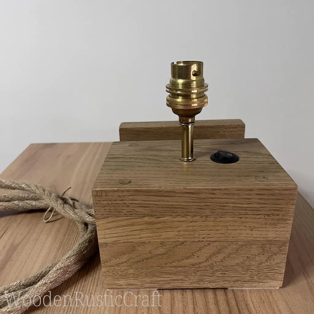 Solid Oak Desk Lamp, Handmade-18.webp