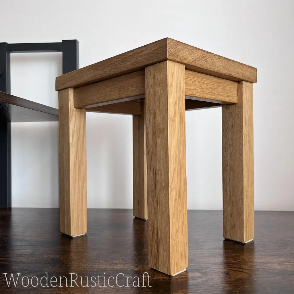 Miniature English Oak Stool Display Riser, 15.webp