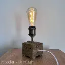 English Oak Table Lamp, Handmade Wooden-13.webp