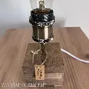 English Oak Table Lamp, Handmade Wooden-15.webp