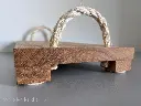 Handmade English Oak Serving Board with Rope Handles