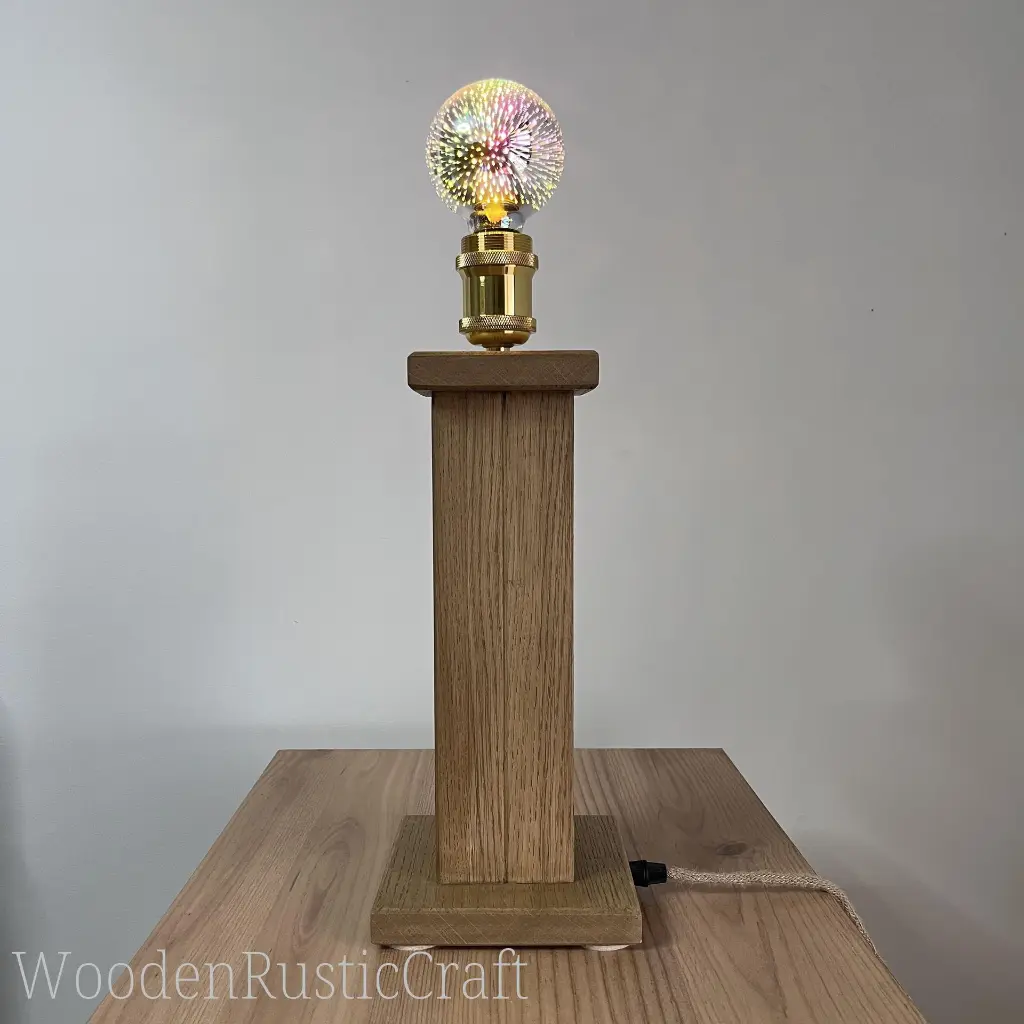 Reclaimed English Oak Pedestal Lamp-13.webp