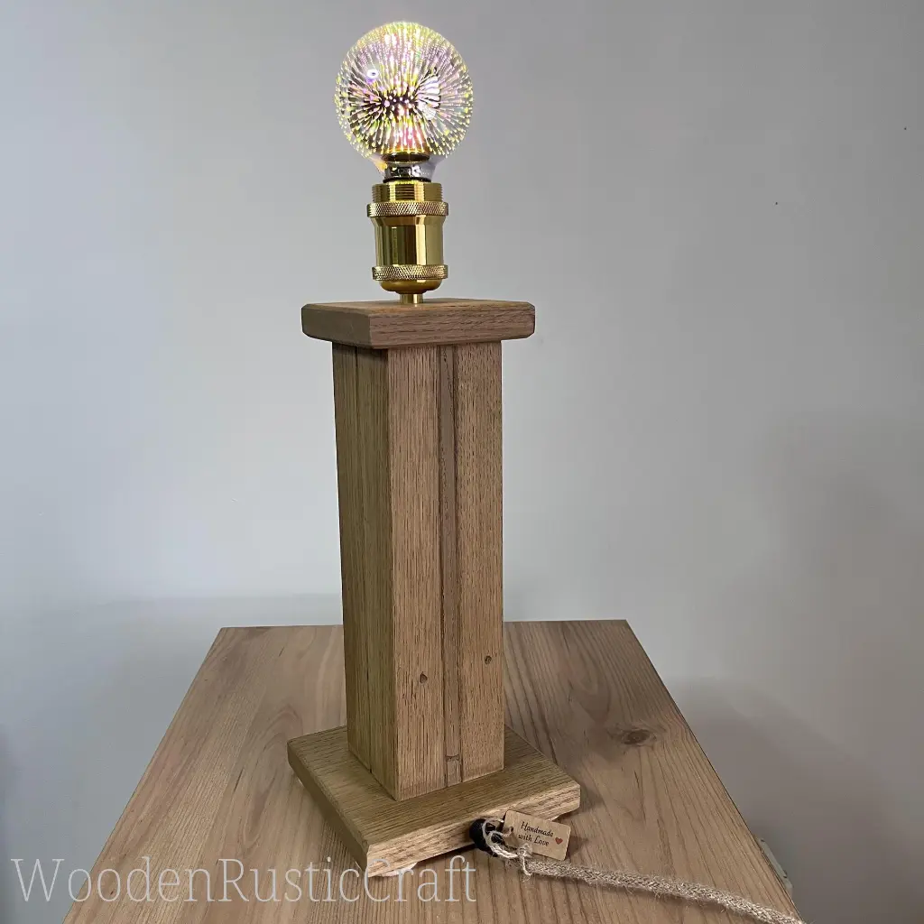 Reclaimed English Oak Pedestal Lamp-15.webp