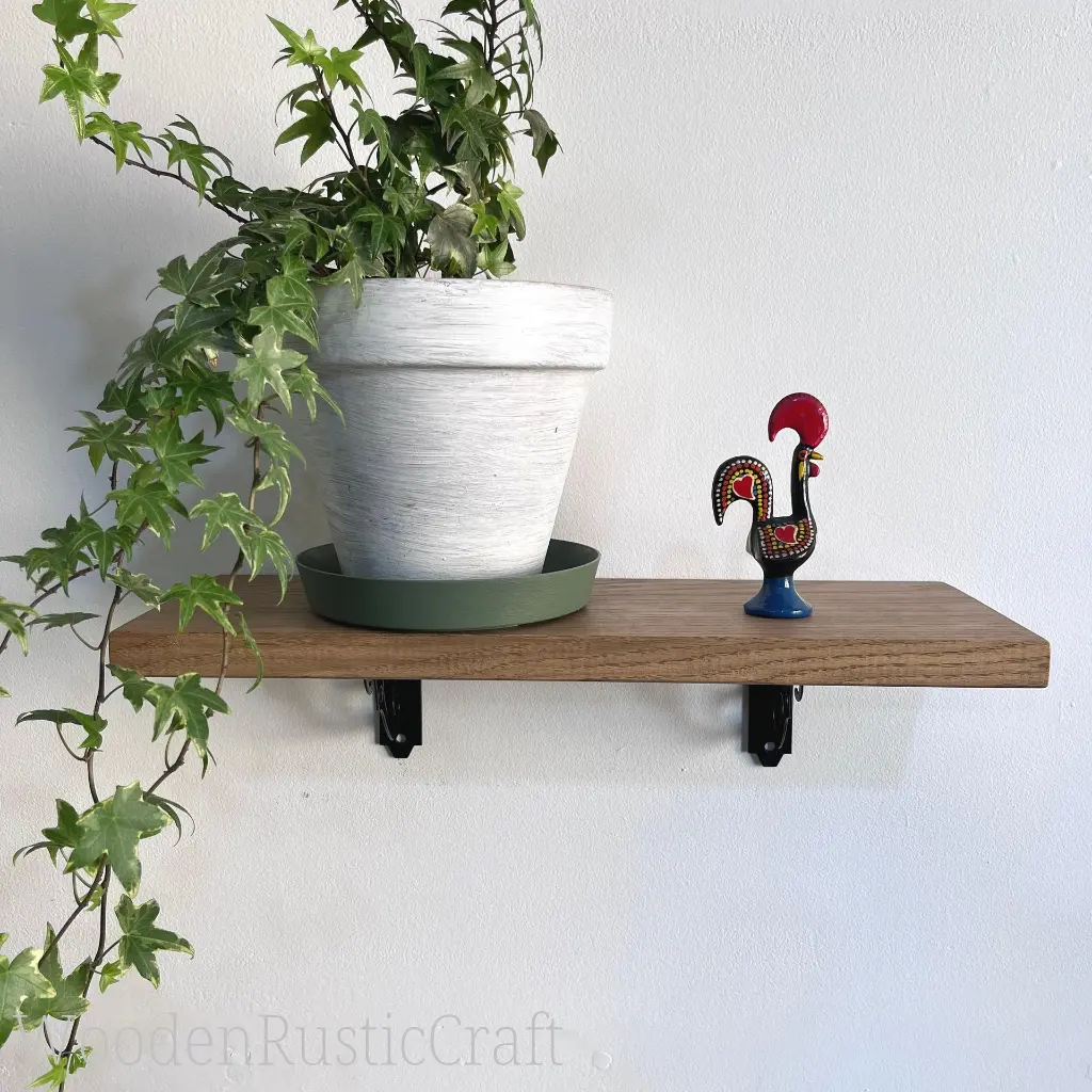 Heavy Duty English Oak Wall Shelf 11.webp