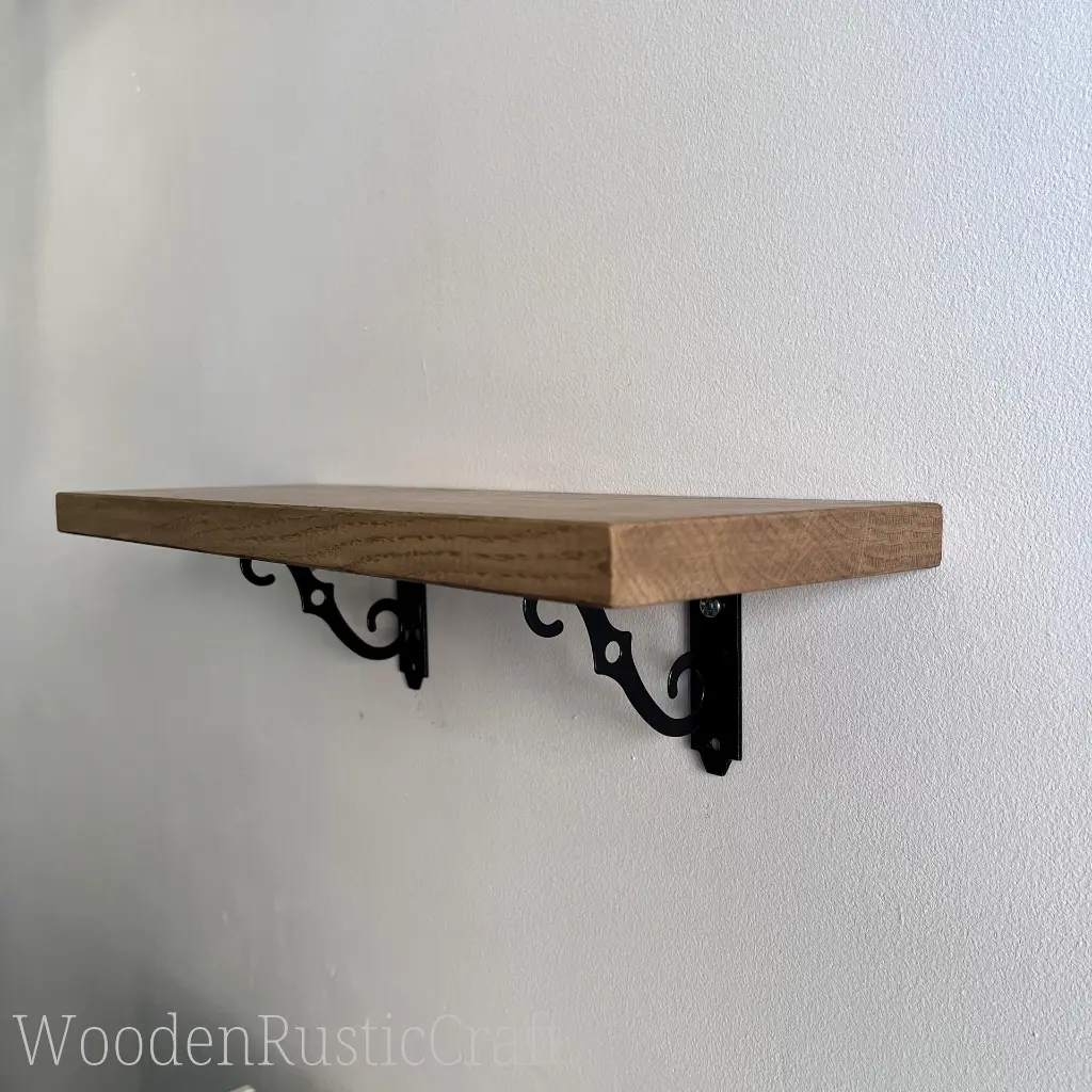 Heavy Duty English Oak Wall Shelf 14.webp