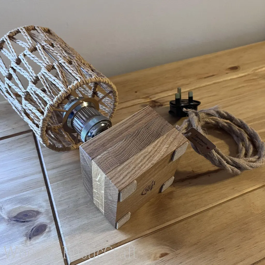 English Oak Table Lamp with Shade-12.webp