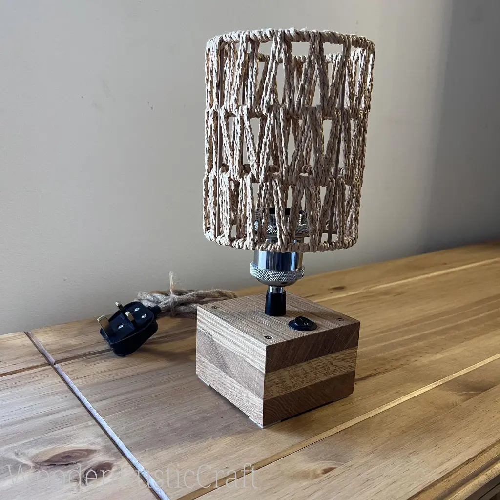 English Oak Table Lamp with Shade-14.webp