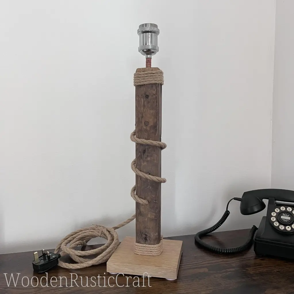 Rustic Tall Red Oak Table Lamp-12.webp