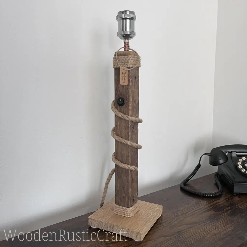 Rustic Tall Red Oak Table Lamp-11.webp
