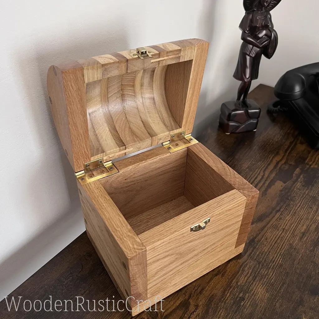 Oak & Paulownia Keepsake Box, Memory Box