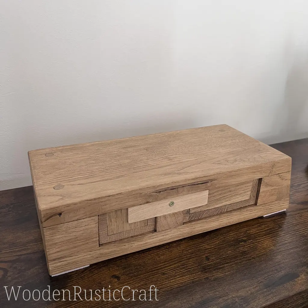 Handmade Oak 2 Drawer Chest-13.webp
