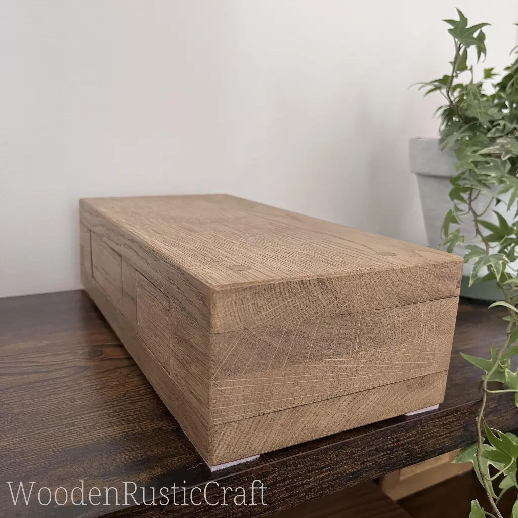 Handmade Oak 2 Drawer Chest-12.webp