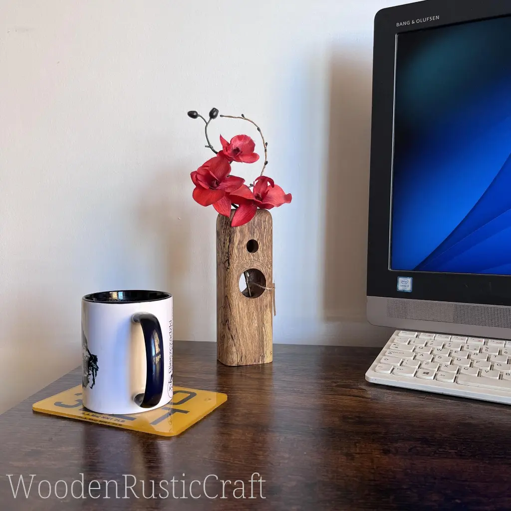 Spalted Turkish Oak Flower Vase