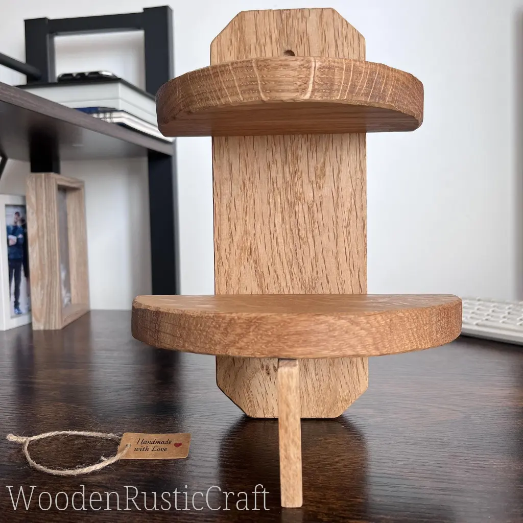 Oak Wall Shelf with Semi Circular 12.webp