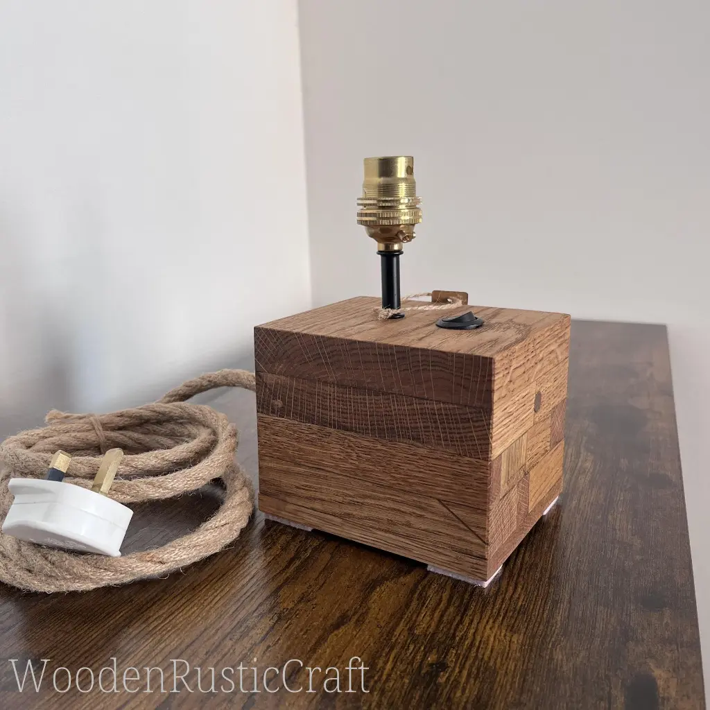 Handmade Chunky Oak Wooden Lamp-13.webp