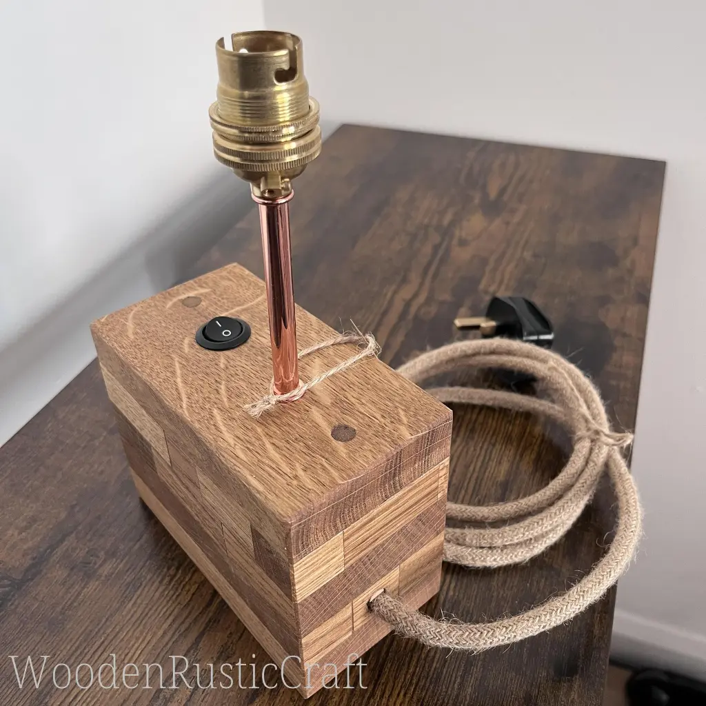 Rustic Block Oak Desk Lamp Base-14.webp