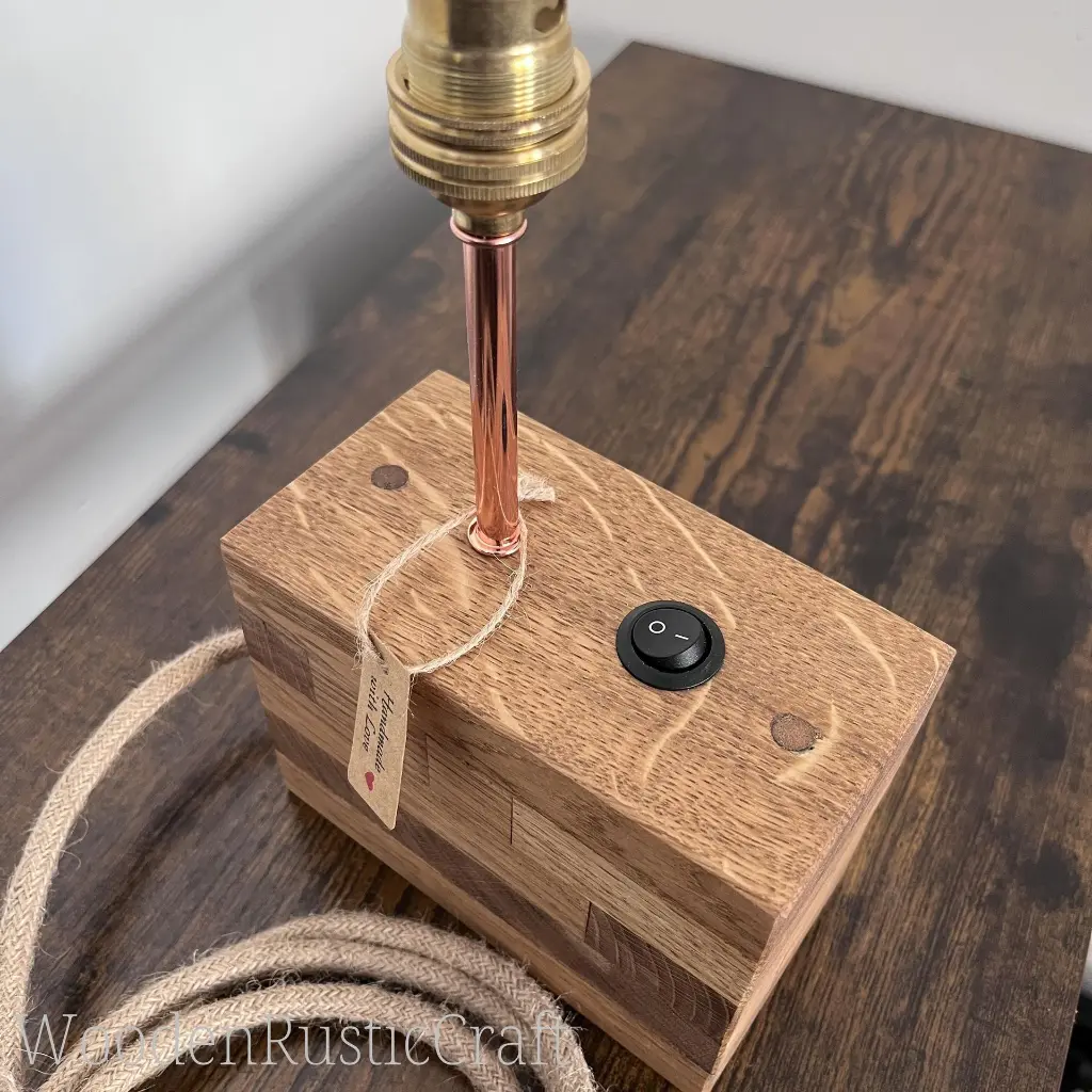 Rustic Block Oak Desk Lamp Base-18.webp