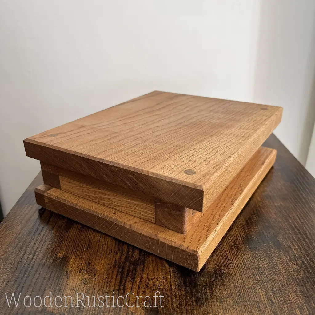Rustic Reclaimed Oak Jewellery Box