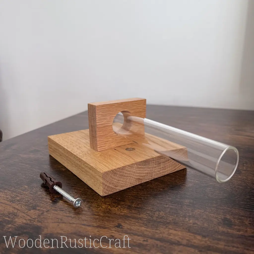Wall Vase with Glass Test Tube