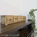 Handmade Reclaimed Oak 5-Drawer Chest