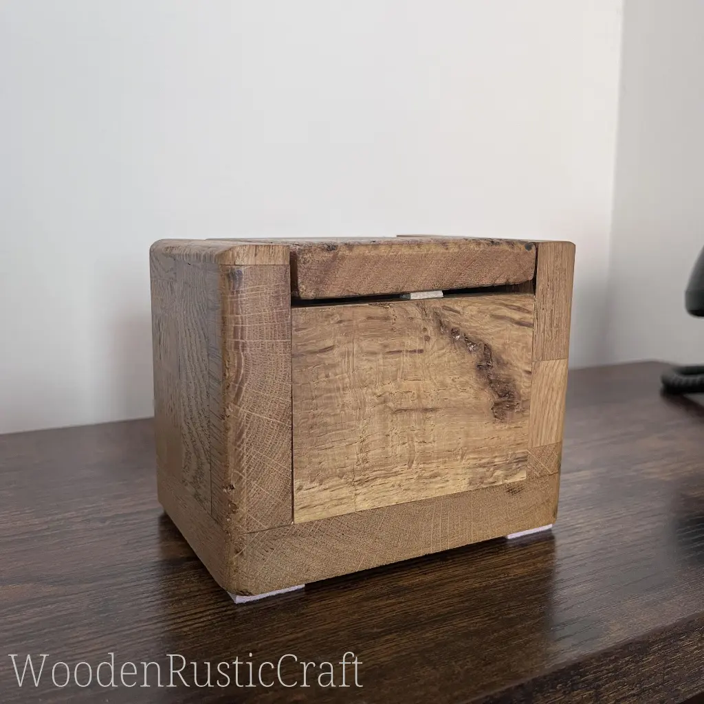 Rustic Oak Box – 3 Oak Species