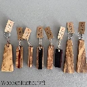 Handmade Mixed Exotic Wood Keyring – Pick Your Style