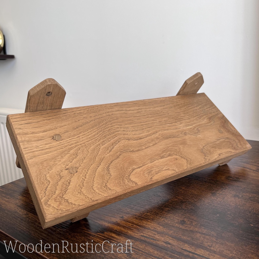 Farmhouse Solid Oak Wall Shelf | Handmade in UK