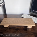 Solid Oak Kitchen Display Stand | Rustic Wooden Riser